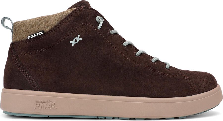 Walk in Pitas Austin Hoge schoenen bruin
