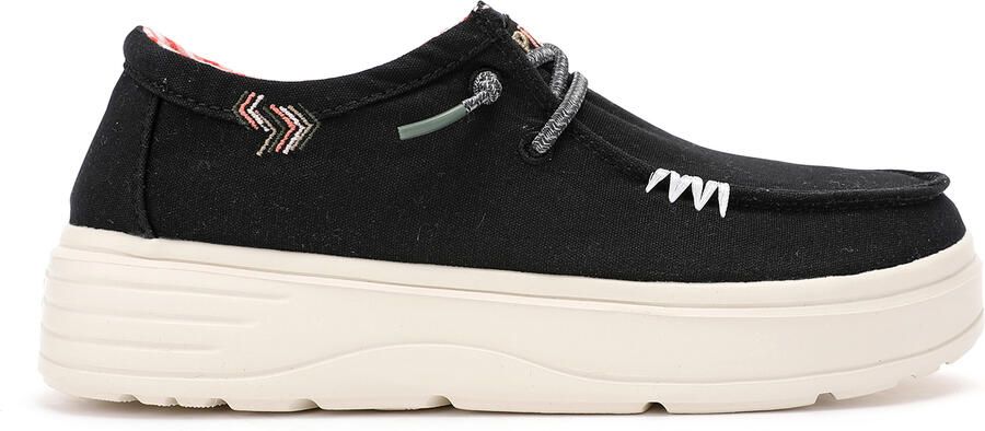 Walk in Pitas Women's Natal Sneakers zwart wit