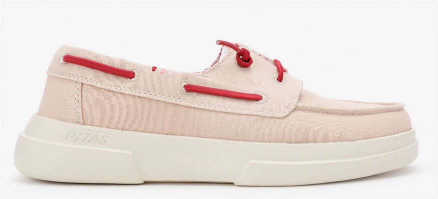 Walk in Pitas Women's Cefalú Sneakers wit beige
