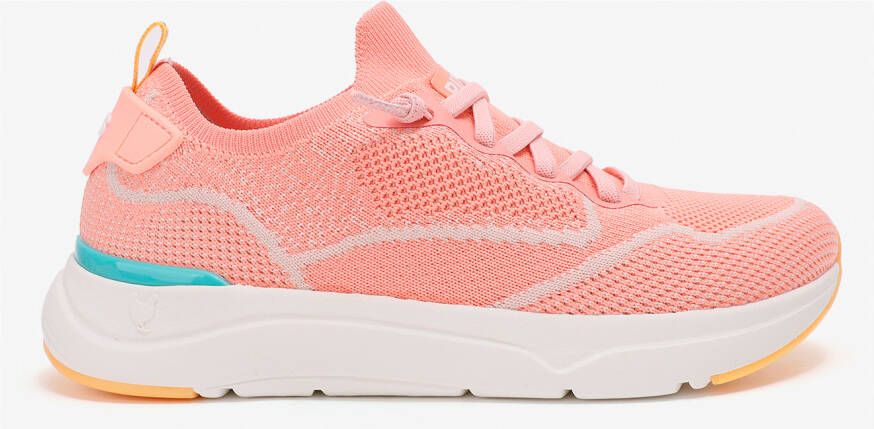 Walk in Pitas Women's Cue Sneakers wit roze