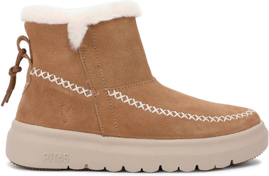 Walk in Pitas Women's Dale Hoge schoenen bruin beige - Foto 2