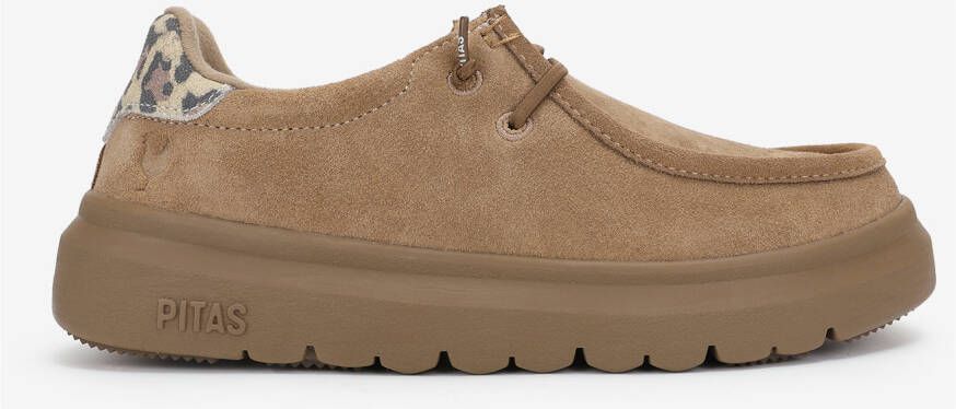 Walk in Pitas Women's Lyon Sneakers bruin wit - Foto 2