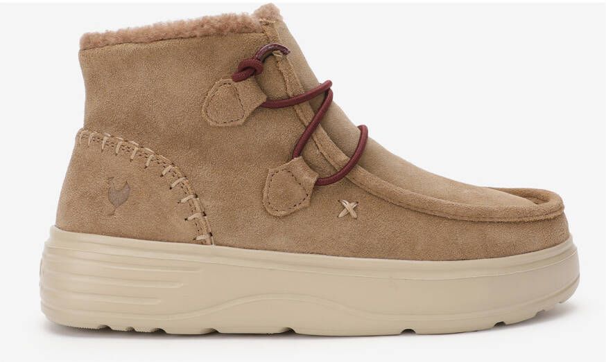 Walk in Pitas Women's Sydney Hoge schoenen wit beige