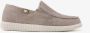 Walk in Pitas WP150 Slip On Washed Sneakers wit bruin - Thumbnail 2