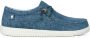 Walk in Pitas WP150 Wallabi Linen Sneakers blauw - Thumbnail 2