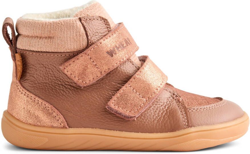 WHEAT Kid's Texas Tex Winterschoenen bruin roze