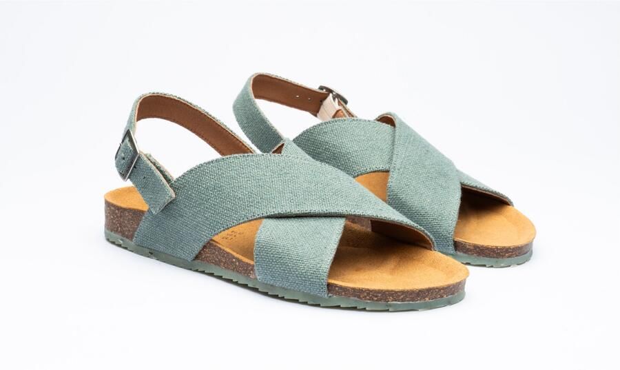 Zouri Platte sandalen Coral Earth Green - Foto 2