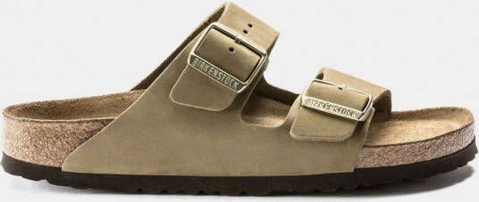 Birkenstock Arizona SFB Nubuck Narrow Sandaal Dames Middenkaki