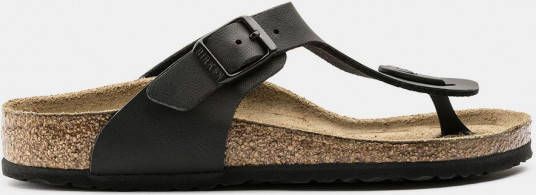 Birkenstock Gizeh Junior Birko Flor Regular Junior Slipper Zwart