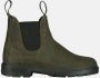 Blundstone Chelsea Laarzen Loop in Stijl met Dark Olive Breast Beatle El Side Boot Input Crust Green Unisex - Thumbnail 4