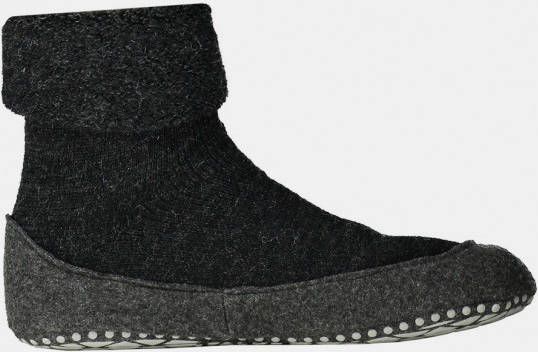 Falke Cosyshoes Pantoffels Anti Slip Sok Lichtgrijs Middengrijs
