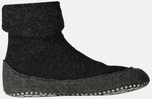 Falke Cosyshoes Pantoffels Anti Slip Sok Lichtgrijs Middengrijs