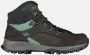 Hanwag Alta Bunion II Lady GTX Wandelschoen Dames leren mid wandelschoenen Asphalt Mint - Thumbnail 2