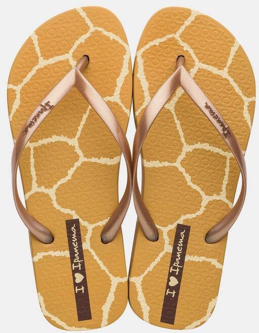 Ipanema I Love Safari Dames Slipper Geel