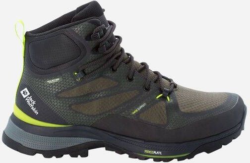 Jack Wolfskin Force Striker Texapore Mid Wandelschoen Groen