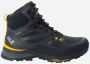 Jack Wolfskin Force Trekker Texapore Mid Men Waterdichte trekkingschoenen Heren black burly yellow XT - Thumbnail 1