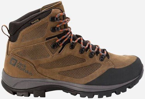 Jack Wolfskin Rebellion Texapore Mid Men Waterdichte trekkingschoenen Heren 47.5 brown red brown red