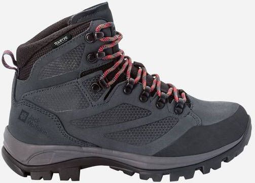 Jack Wolfskin Rebellion Texapore Mid Wandelschoen Dames Grijs