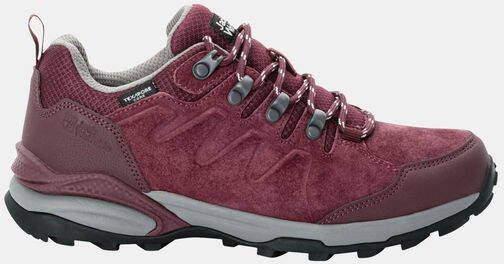 Jack Wolfskin Refugio Texapore Low Wandelschoen Dames Rood