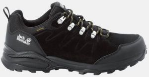 Jack Wolfskin Refugio Texapore Low Men Waterdichte wandelschoenen Heren 44.5 zwart phantom burly yellow XT