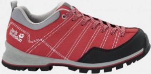 Jack Wolfskin Scrambler Low Women Dames wandelschoenen 37.5 rood red light grey