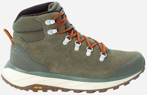 Jack Wolfskin Terraventure Urban Mid Men Outdoor schoenen Heren 39.5 groen khaki orange