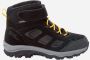 Jack Wolfskin Vojo Backlength Texapore Mid Kids Waterdichte wandelschoenen Kinderen black burly yellow XT - Thumbnail 1