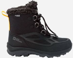 Jack Wolfskin Vojo Shell Extended Version Texapore Mid Kids Waterdichte winterlaarzen Kinderen 38 zwart black burly yellow XT