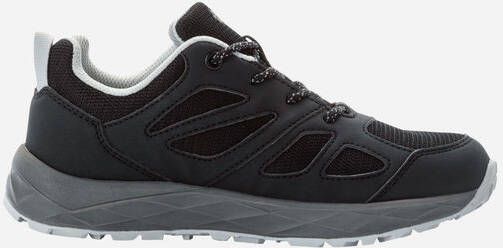 Jack Wolfskin Woodland 2 Texapore Low K Wandelschoen Junior Zwart