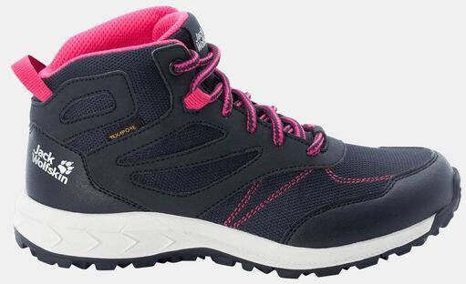 Jack Wolfskin Woodland Texapore Mid Schoen Blauw