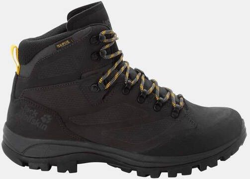 Jack Wolfskin Rebellion Texapore Mid Men Waterdichte trekkingschoenen Heren Phantom Burly Yellow Xt