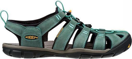 Keen Clearwater CNX Leather Sandaal Dames Lichtgroen