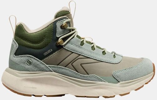 Keen Leika Leather Mid WP Wandelschoen Dames Groen