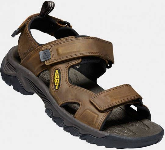 Keen Targhee III Heren Wandelsandalen Bison Mulch Bruin Leer K1022423 - Foto 3