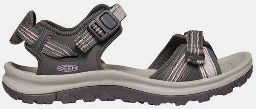 Keen Terradora II Open Toe Sandaal Dames Zwart Donkergrijs - Foto 6