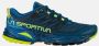 La Sportiva Akasha II Trailrunningschoenen Heren Storm Blue Lime Punch - Thumbnail 2