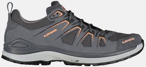 Lowa Innox EVO GTX LO Wandelschoenen Dames Middengrijs Zalmroze