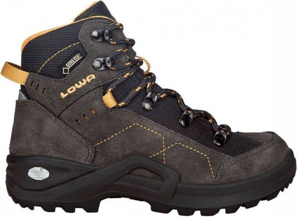 Lowa Kody III GTX Mid Wandelschoenen Junior Donkergrijs Geel