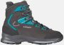 Lowa Mauria Evo GTX Wandelschoen Dames waterdichte hoge wandelschoenen Anthracite-Turquoise - Thumbnail 2