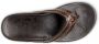 OLUKAI Teenslippers Heren Mea Ola Maat: 46 Materiaal: Leer Kleur: Bruin - Thumbnail 2