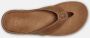 OLUKAI Teenslippers Heren Tuahine Maat: 43 Materiaal: Leer Kleur: Bruin - Thumbnail 2