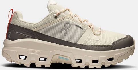 On Women's Cloudrock Low WP Wandelschoenen beige