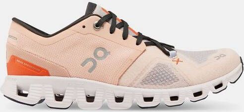 ON Running Cloud X 3 Schoen Dames Roze