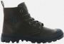 Palladium Pampa Hi Zip Leather Essential Schoen Donkerbruin - Thumbnail 1