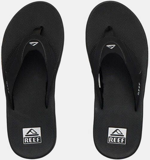 Reef Fanning Slipper Zwart