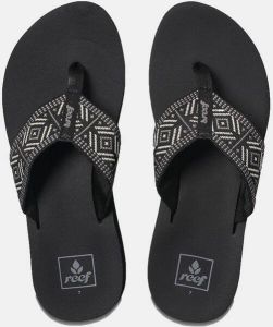 Reef Spring Woven Slipper Dames Zwart Wit