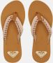 Roxy Porto Rope Teenslippers Natural crazy pink - Thumbnail 2