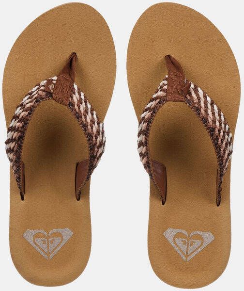 Roxy Porto Rope Slipper Dames Bruin