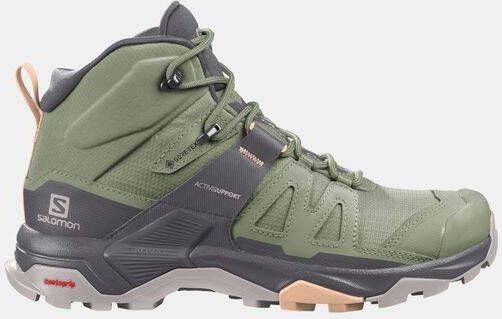 Salomon X Ultra 4 Mid Gore-Tex Wandelschoen Dames Groen