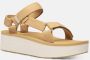 Teva Flatform Universal Dames Wandelsandalen Beige - Thumbnail 2